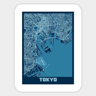 Tokyo - Japan Peace City Map Sticker